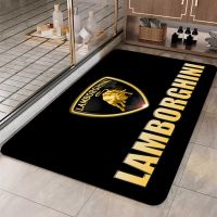 Lamborghini Living Room Mats Carpets Entrance Carpet Prayer Mat Washable Non-slip Kitchen Rug Home Custom Rugs Bath Foot Door