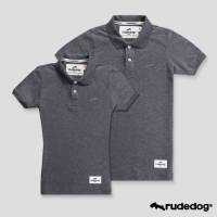 Rudedog เสื้อโปโลชาย/หญิง สีท็อปดำ รุ่น ฺBackslash (ราคาต่อตัว)