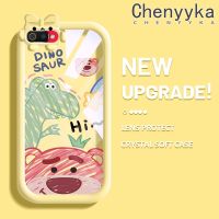 เคส Chenyyka สำหรับ Realme C2S C2เคส A1K OPPO การ์ตูนหมีสตรอเบอร์รี่น่ารักมอนสเตอร์น้อยน่ารักเคสโทรศัพท์ซิลิโคนแฟชั่นกันกระแทกแบบใสเคสใสป้องกันเลนส์กล้องถ่ายรูป