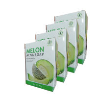 สบู่เมล่อน MELON ACNA SOAP 70 กรัม (4ก้อน )