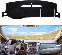 D Dashboard Dash Cover Mat Carpet Compatible With 07-14 Chevy Tahoe Suburban Denali Avalanche GMC Yukon/XL,07-13 Chevy Silverado