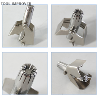 TOOL IMPROVER จมูกผม Trimmer สแตนเลสคู่มือโกนมีดโกนล้างด้วยแปรง