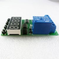 DC 12V High-Trigger Multifunction Self-lock Relay PLC Cycle Timer Module Delay Time Switch IO22C01 12V