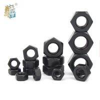 1/100 pcs/lot Hexagon Hex Nuts M2 M2.5 M3 M4 M5 M6 M8 M10 M12 M14 M16 M18 M20 M22 M24 M27 Black Oxide Carbon Steel Metric Nuts