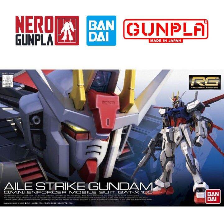 Mô Hình Lắp Ráp Bandai Gunpla Rg 1/144 Aile Strike Gundam | Lazada.Vn