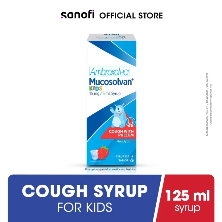 BEST SALE! Mucosolvan Kiddie Syrup for Cough with Phlegm 125ml Bottle Lazada PH