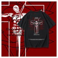 2023 NEWwmgfz EVA Co-nded เสื้อยืด Neon Genesis Evangelion Second Apotle Lilith อะนิเมะสินค้า Street Wear พิมพ์แขนสั้นชาย