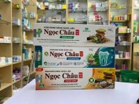 Vietnamese traditional Chinese medicine toothpaste kem danh rang duoc lieu ngoc chau 170g