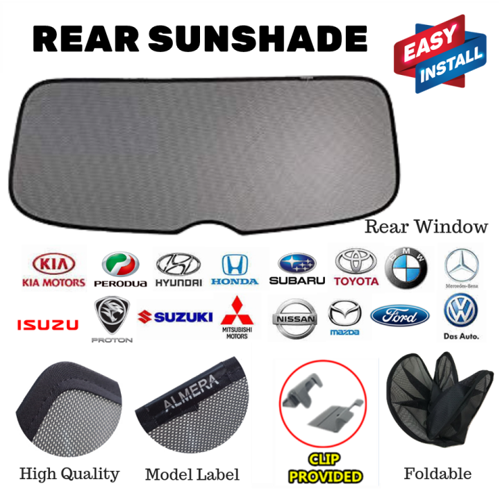 PERODUA Rear windscreen Sunshade Sun shade ( ALZA BEZZA MYVI VIVA AXIA