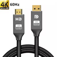 1M 2M 3M Display Port to HDMI Cable 4K 60Hz 30Hz DP to HDMI-compatible Cable for PC xiaomi Laptop TV Projector Video Audio Wire Adapters Adapters