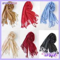 SYBOOKS Upscale Winter Autumn Warm Pashmina Scarf Large Shawl Wrap Cashmere Silk