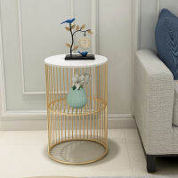 โต๊ะข้างหินอ่อนนอร์ดิก Nordic Marble Side Table