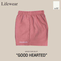 Selff.stores -  MOOD FOR SELFF WITH GOOD-HEARTED(PEACH) - กางเกงขาสั้น กางเกงชมพูพีช กางเกงไปทะเล ผู้ชาย  short men