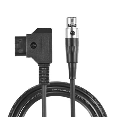 D-Tap Male To (Tinny) MINI XLR 4 Pin Cable Straight Cord 100Cm Cable Length for VFM 5.6 inch Monitor