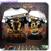 DJ1- Personalized Name 3D Tshirt