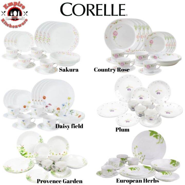Dinner set Corelle dinner set 20pcs porcelain cup 100 original corelle