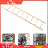 Zecetim Parrot Cage Ladder Wood Bird Ladder Bird Biting Ladder นกบดของเล่นนกปีนบันได