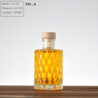 Cute small size outdoor lead-free wine glass bottle barware whiskey decanter Liquor decanter