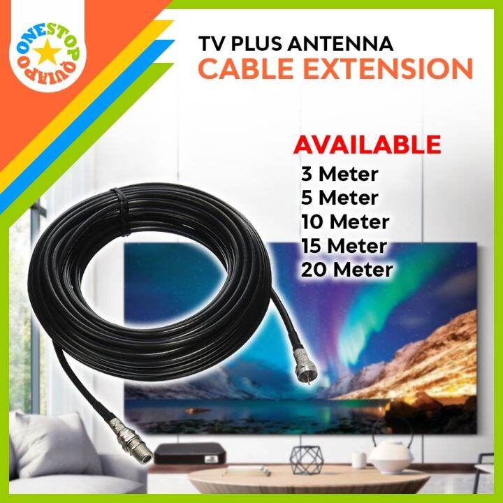 OSQ RG59 Coaxial Cable Antenna Cable Extension Wire for ABS CBN Tv Plus