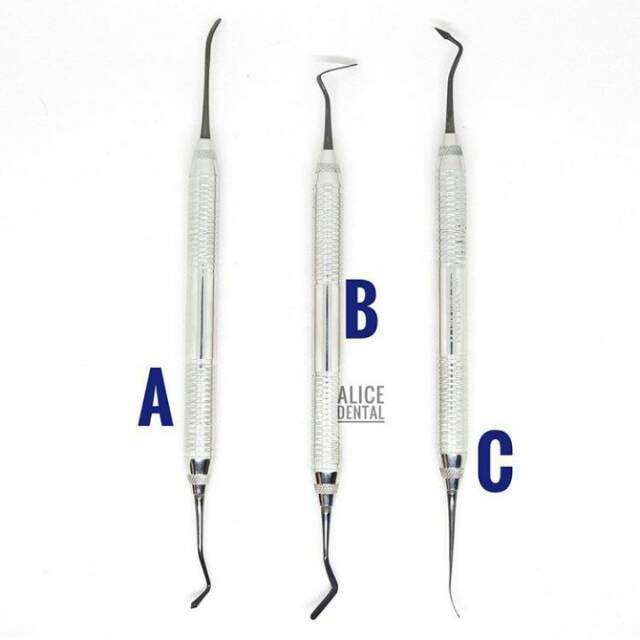 Composite teflon carving instrument instrumen komposit gigi plastic
