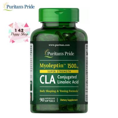 Puritans Pride Super Strength Myo-Leptin CLA 1500 mg 90 Softgels