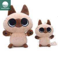 ของขวัญคริสต์มาส AVIANA กระเป๋าใส่เครื่องสำอางจี้ตุ๊กตาตุ๊กตา Plushie Dompet Koin สยามแมวตุ๊กตาตุ๊กตาหนานุ่มสัตว์ Boneka Mainan แมว Plushie