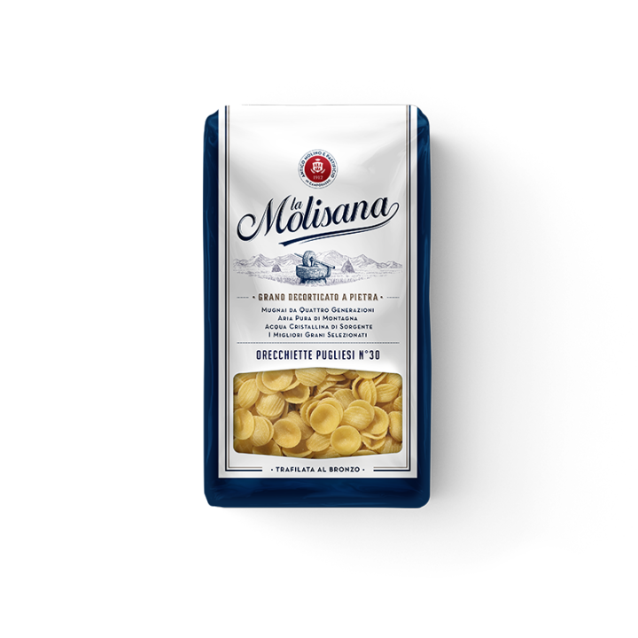 ลาโมลิซาน่า โอเรกิตเต้พุกเรซี 500 กรัม LAMOLISANA ORECCHIETTE NO.30 500G