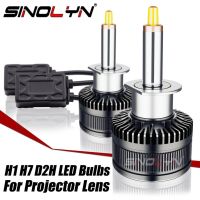 Sinolyn H7 H1 H11 D2H หลอดไฟหน้า LED พิเศษ สําหรับเลนส์โปรเจคเตอร์ ไฟตัดหมอก 70W 8000LM อุปกรณ์เสริมรถยนต์