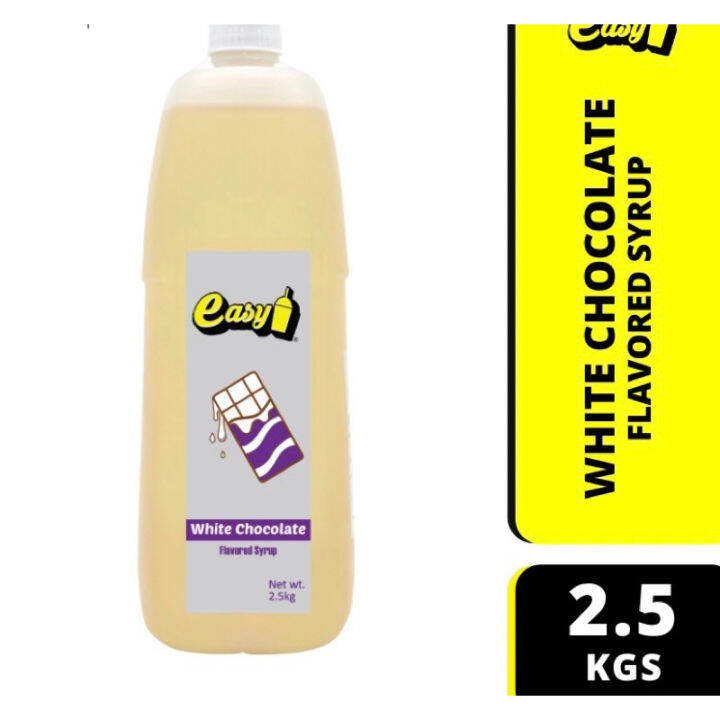 EASY BRAND White Chocolate Flavored Syrup 2.5kg Lazada PH
