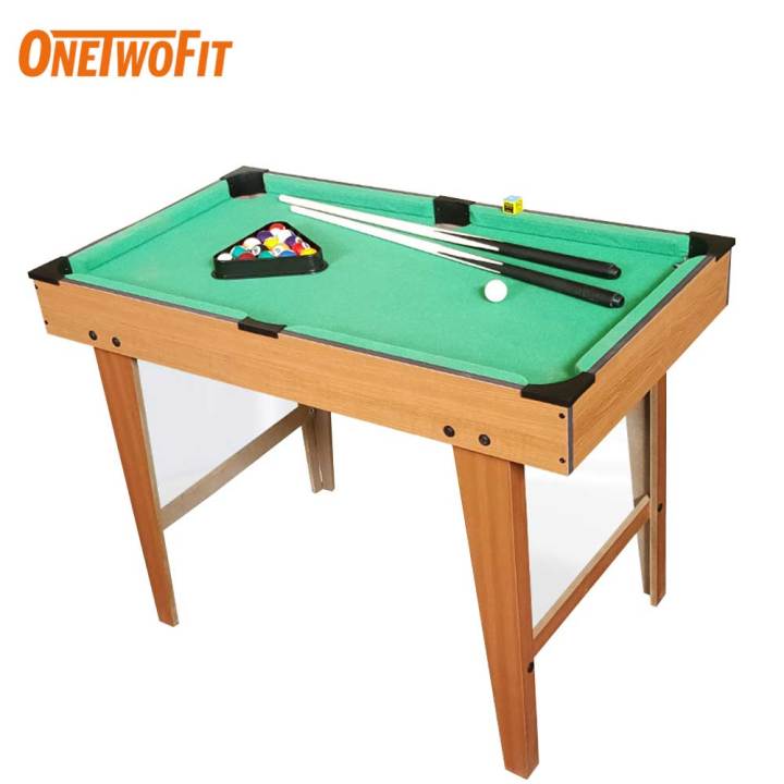 Mini billiard Table for Kids wooden with tall feet pool table set taco billiards