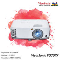 Projector Viewsonic PG707X__(XGA / 4000 ANSI Lumens) รับประกันเครื่อง 3 ปีเต็ม On site Service