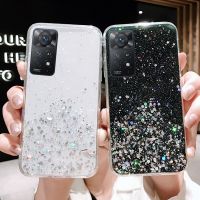 Luxury Silicone Glitter Clear Soft Case For Xiaomi Redmi Note 11 11S 11T 10 10S 10T 9 9S 9T 8 Pro 8T 10A 10C 9A 9C 5G Ultra Thin