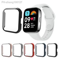 Full Cover Case For Redmi Watch 3 Lite Active Smart Watch Tempered Glass Film Screen Protector For Xiaomi Redmi Watch 3 Bumper