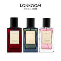 Lonkoom น้ำหอม unisex 100ml Perfume Cosmopolis Series กลิ่นหอมเข้มข้น โอ เดอ ปาฟูม (EDP)  กลิ่น Floral Fruity  เพิ่มความรู้สึกอ่อนโยน แต่แฝงไปด้วยความขี้เล่น แพคเกจจิ้ง เรียบหรู สามารถชื้อใช้เอง ซื้อเป็นของขวัญ