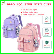 Balo học sinh, Balo đi học cho bé siêu nhẹ chống thấm nước, có nhiều ngăn