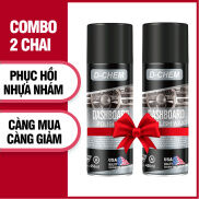 Combo 2 Chai Phục Hồi Nhựa Nhám, Dưỡng & Đánh Bóng Nhựa Nhám D