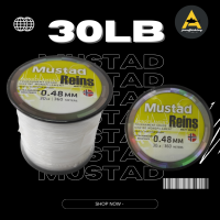 สายเอ็นตกปลา   Mustad สีขาว 30LB