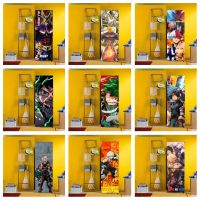 อะนิเมะ My Hero Academia Art การตกแต่งบ้านสติกเกอร์ติดผนัง PVC กันน้ำสามารถลอกได้รูปลอกที่คลุมตู้เย็นสติ๊กเกอร์ติดผนัง DIY