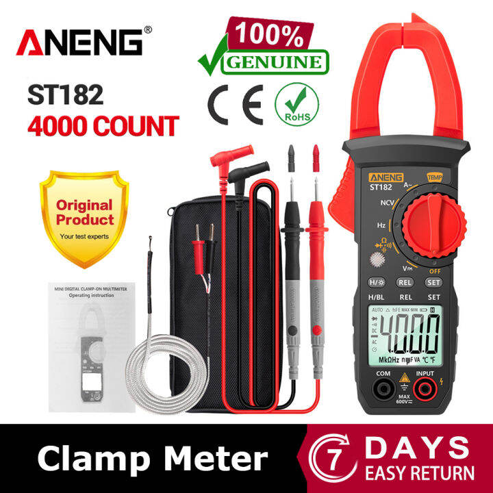 【philippines Stock】aneng St182 Digital Clamp Meter Ac Current 