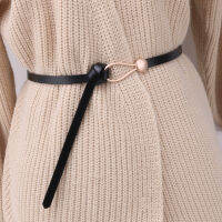 12 Styles PU Leather High Quality Belts For Women Fashion Thin Waist Strap Design Gold Buckle Female Black Waistband With Dress