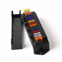 15-way Automotive multi-circuit assembly control box Car Fuse Box fuse holder with fuse and terminal Fuses Accessories