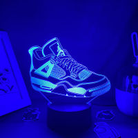 Sneakers 3D LED Neon Night Lights Birthday Gifts for Friends Bedroom Table Decor Otaku Lava Lamp Party Club Decoration Fans Gift