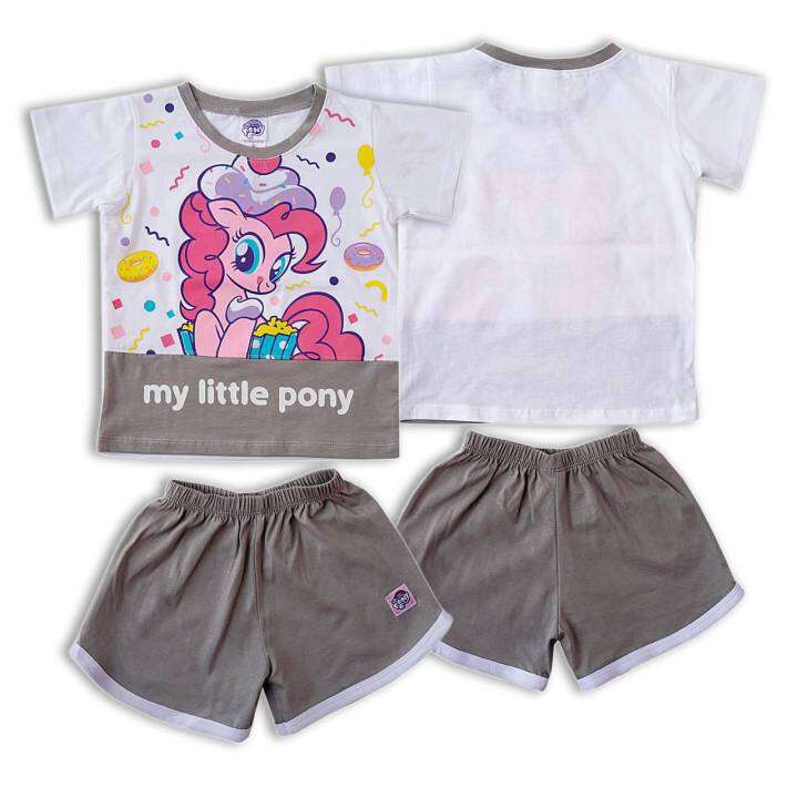 เสื้อกางเกงเด็ก-ผ้าคอตตอน-ลิขสิทธิ์แท้-ลายโพนี่-ผลิตไทย-my-little-pony-ดิสนีย์-ชุดเซ็ต-สำหรับเด็ก-2-4ขวบ