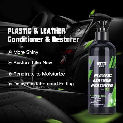 【DT】hot！ 50ml Plastic Renovator Car Interior Cleaner Restorer Leather Repair Spray Polishing Wax Detailing HGKJ