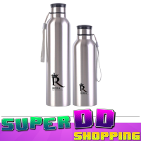 Rhea stainless steel ขวดน้ำสแตนเลสเก็บอุหภูมิ อ้วน Mango ขวดน้ำสแตนเลส เก็บอุหภูมิ ความร้อน/ความเย็น 4-8 ชม.ฝาปิดแบบเกลียวทรงขวดน้ำ กันน้ำไหลซึม