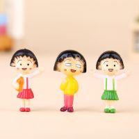 เวนดี้สกี้โมเดลการ์ตูนอะนิเมะ Chibi Maruko ตุ๊กตาของเล่นรูปปั้นโมเดลแกะสลัก Chibi Maruko โมเดลตุ๊กตาแอ็คชั่นของเล่นสำหรับตกแต่ง