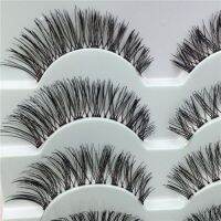 5 Pairs Stunning Makeup Handmade Messy Natural Cross False Eyelashes Eye Lashes