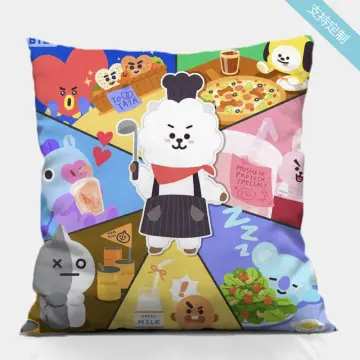 BTS Plush Toys BT21 TATA SHOOKY SUGA COOKY Pillow Sofa Cushion