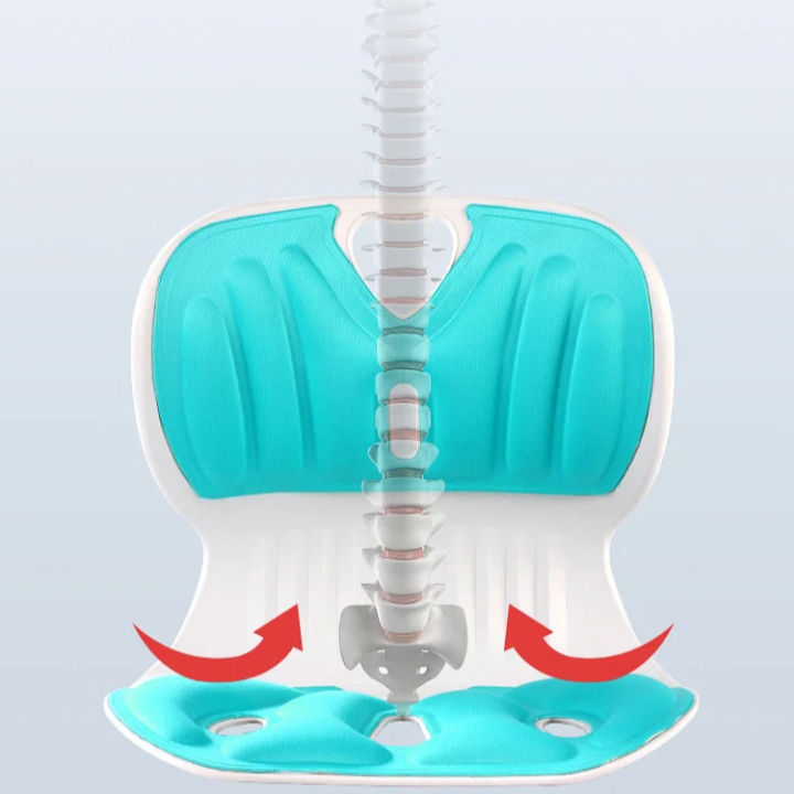 juscomart-เบาะรองนั่งเบาะพนักพิงสำนักงานพร้อมที่รองรับเอว