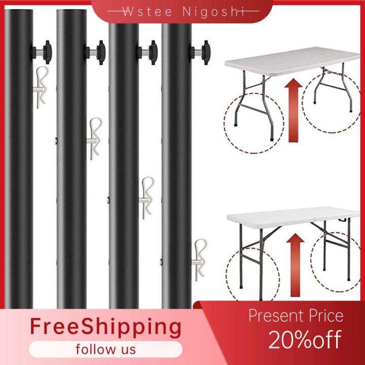 WSTEE NIGOSHI DIY Stainless Steel Adjustable Furniture Leg Desk Leg